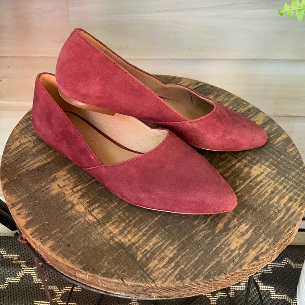 Madewell Lizbeth suede flats